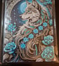 Diamond Art Note Book Wolf A5 