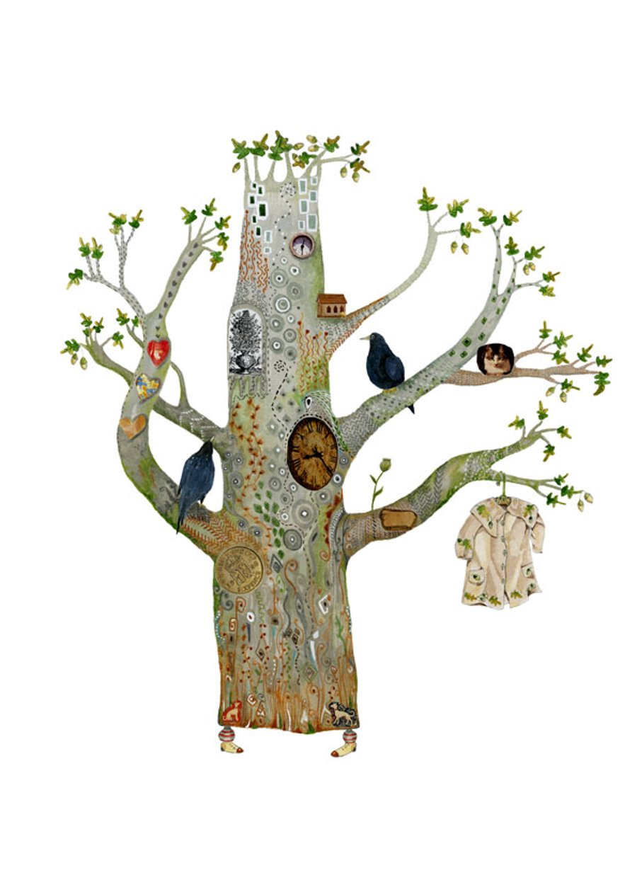 Print Oak Tree A4 Archival Print