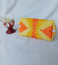Bright and sunny patchwork pouch - Image 4