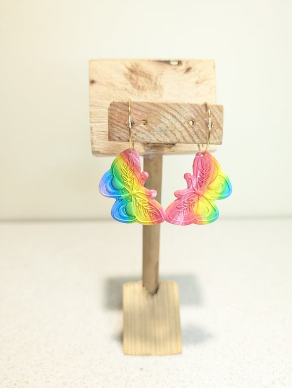 Rainbow butterfly dangle oopsy