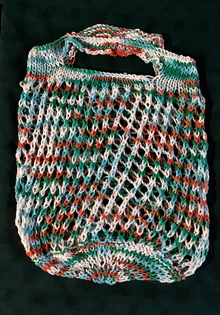 Market Bag 100% Cotton Coral Reef 