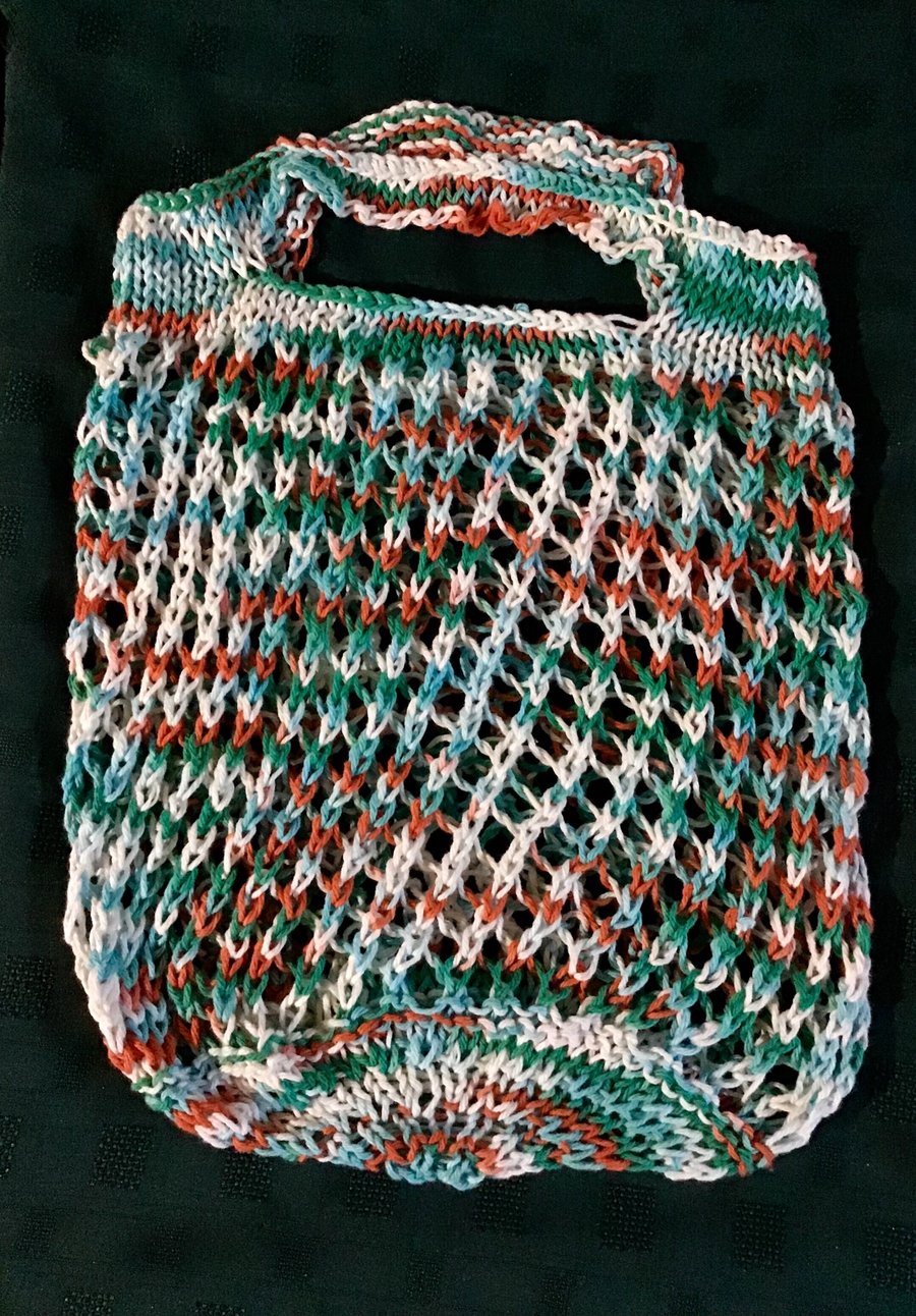 Market Bag 100% Cotton Coral Reef 