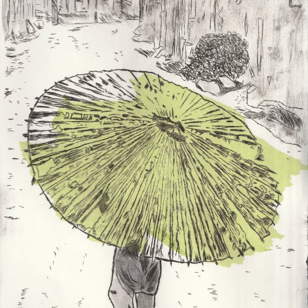 Umbrella, Japan, 1949