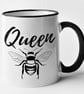 Queen BEE - Funny Bee Mug Coffee Cup Joke Gift Hilarious - Image 4