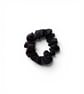 Organic Black Bamboo Silk Scrunchie - Regular