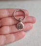 Aries Zodiac Symbol Key Ring - Hand Stamped Copper  - 7th Anniversary Gift - Image 4