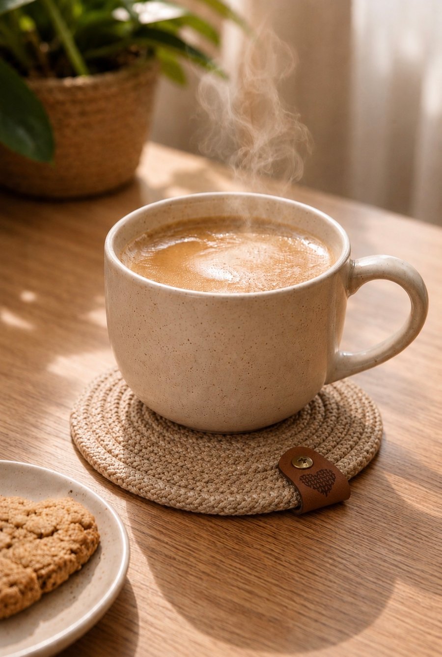 Handmade Cotton Rope Coasters – Set Your Table in Style