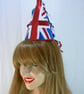 Applique Union Jack cone hat - Image 4