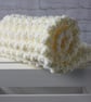 Crochet Baby Blanket in Yellow and white  - Image 1