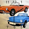 triump spitfire wall hanging clock spitfire cars