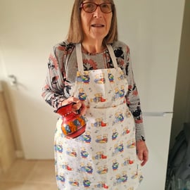 Adult Apron with Teddy bears, hand made