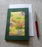 Individually Hand Crafted Textile Blank Card - Image 1