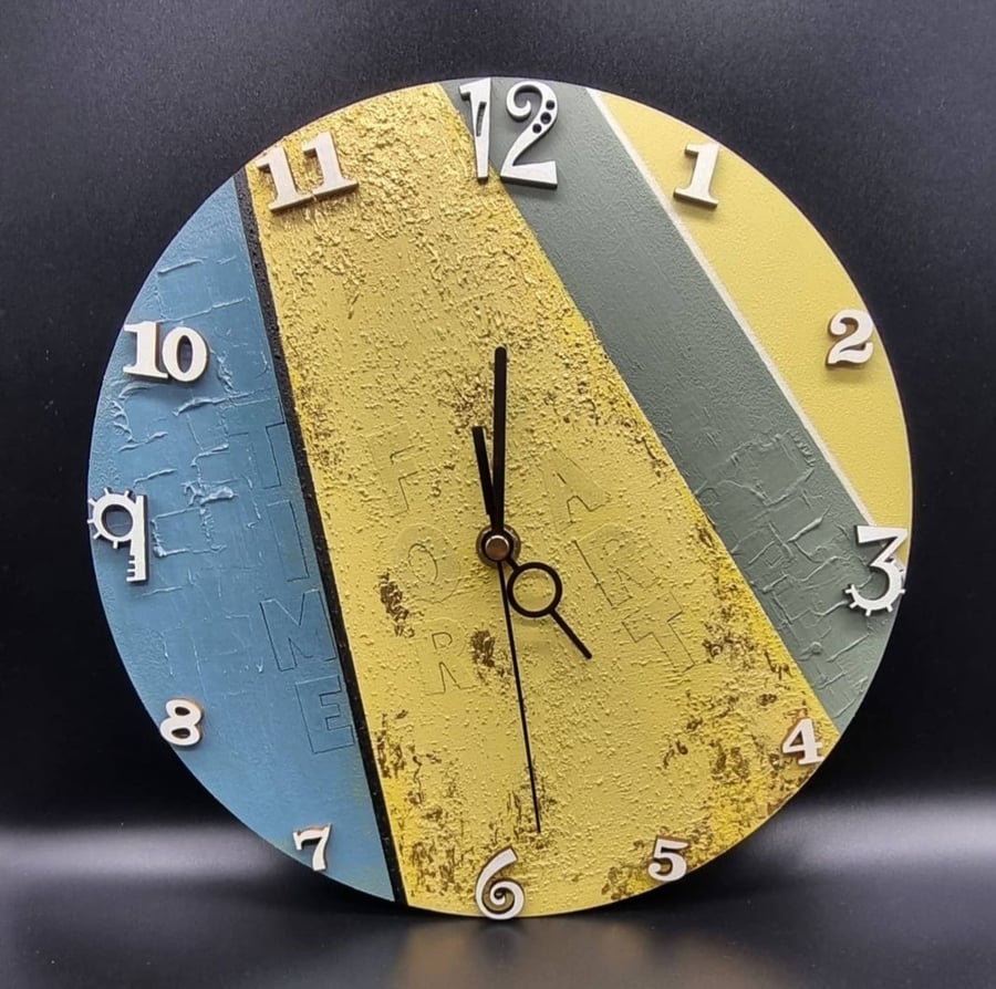 Handmade wall clock