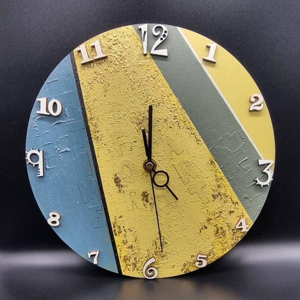 Handmade wall clock