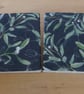 Marble 'Mistletoe' Coasters - Image 1