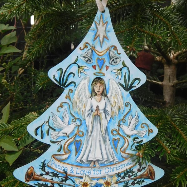 Christmas Tree Blue Angel