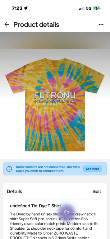 Tie Dyed Unisex Short Sleeve Crew Neck T-Shirt - Futronu
