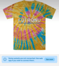 Tie Dyed Unisex Short Sleeve Crew Neck T-Shirt - Futronu