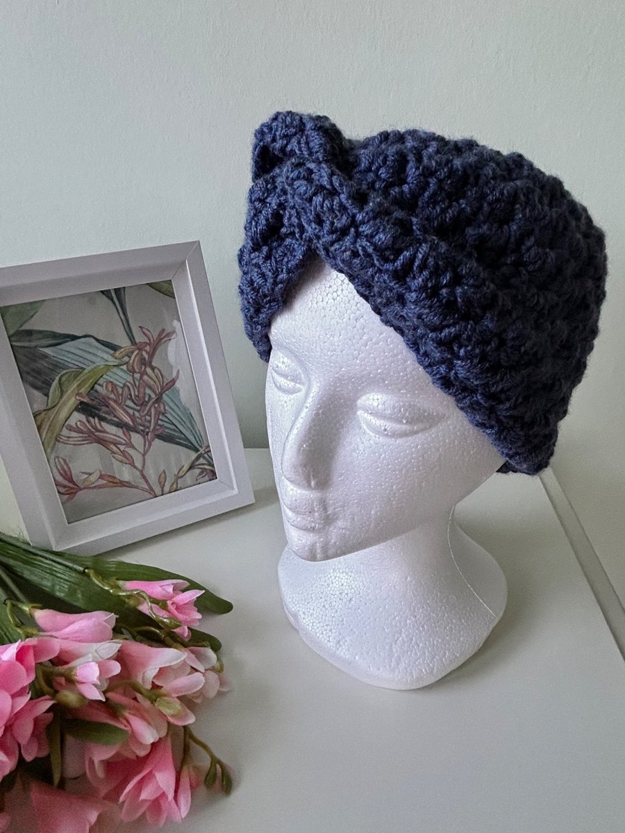 Cosy Crochet Twist Headband