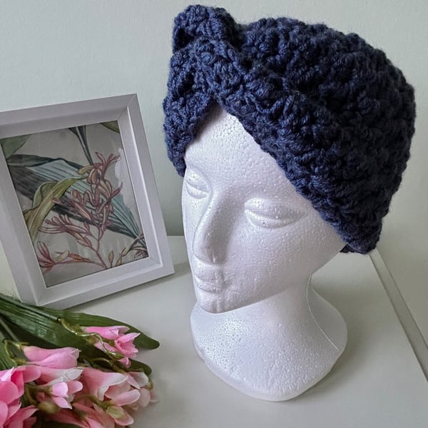 Cosy Crochet Twist Headband