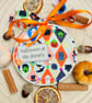 Personalised 5" Halloween Family Keepsake Hoop - "Halloween at the..." Name Hoop