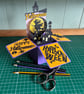 Handmade 3D Box Halloween Witch Card - Image 1