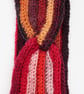 Earwarmer headband handmade crochet in variegated Autumn colours - Image 2