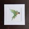 'Emerald' 8" x 8" Mounted Print