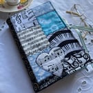 Music Themed Quilted Patch Book Cover Book Sleeve To Protect Your Favourite Book