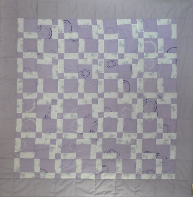 A Scrap lap quilt