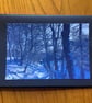 Handmade photo card of snowy trees 'Snow slope'  - Image 3