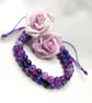 Genuine Sugilite Double Strand Bracelet