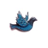 Bob Dylan "Blowin' in the wind" Flying Pigeon Resin Brooch by EllyMental
