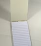 Lined notepad  - green floral - Image 2
