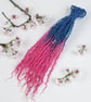 Blue and Pink Ombre - Wool Dreadlocks - Choose Your Amount and Length - SE or DE