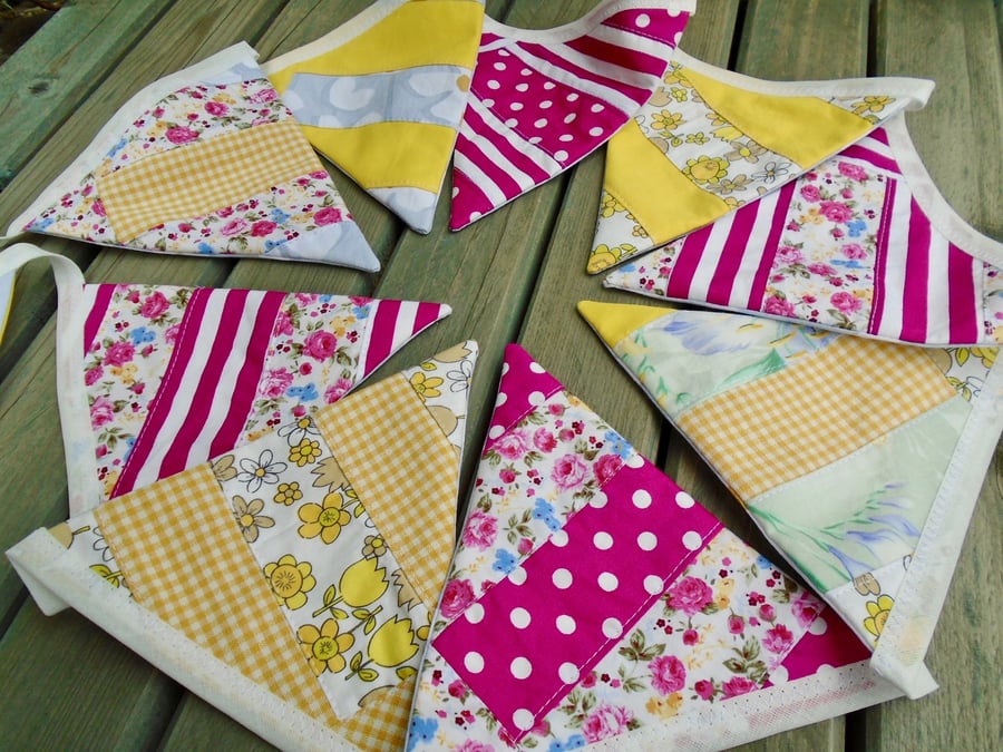 Cotton Patchwork Bunting 
