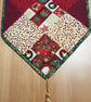 Christmas Table ,,Flag'' Table Runner with Tassels - Image 3