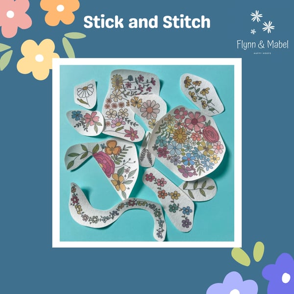 Stick and Stitch Colourful Designs