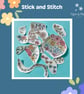 Stick and Stitch Colourful Designs