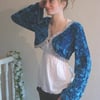 ON SALE Shrug - Crushed Velvet-Turquoise