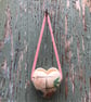  Hanging ceramic heart shaped pot - Image 3