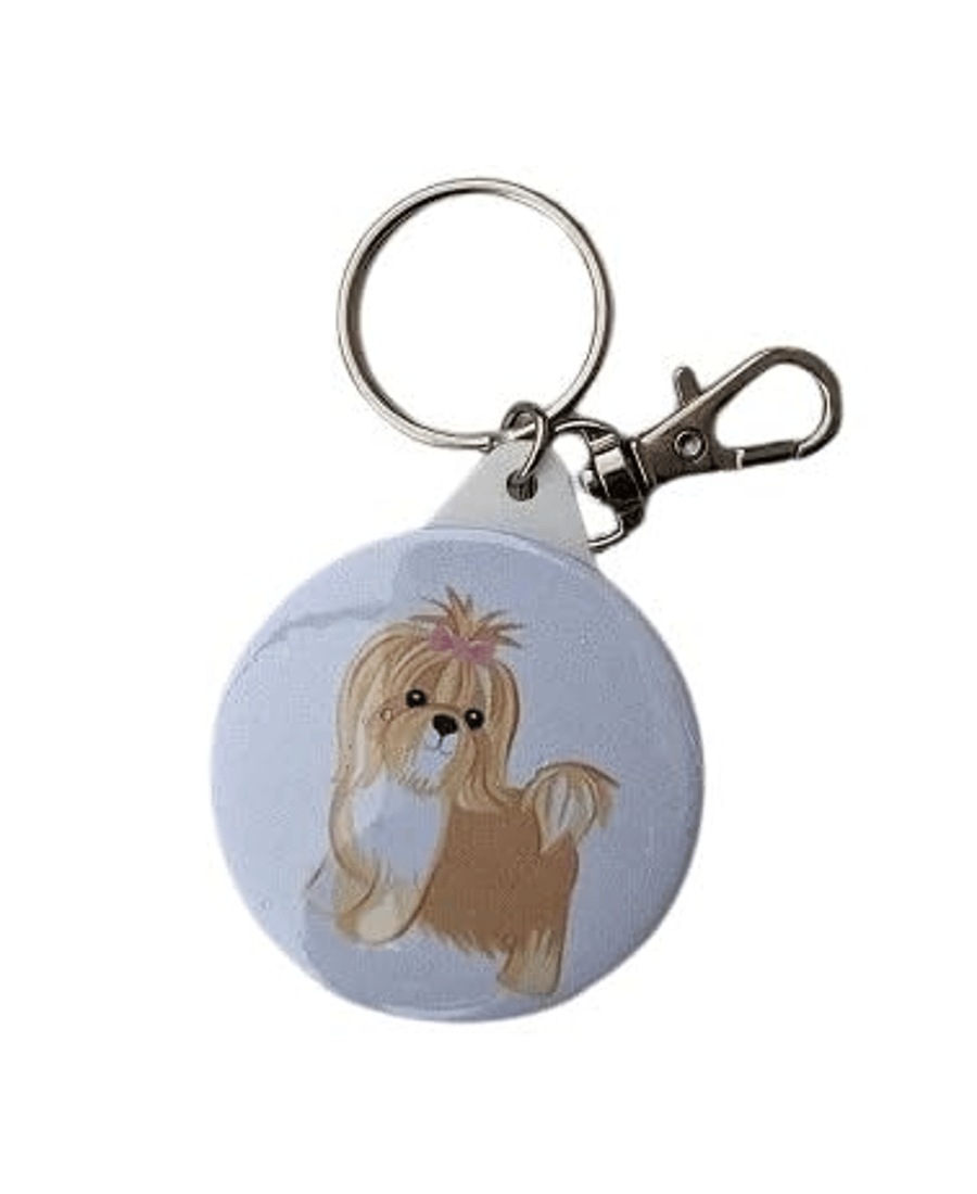 Shih Tzu Keyring - ShihTzu Dog Gifts