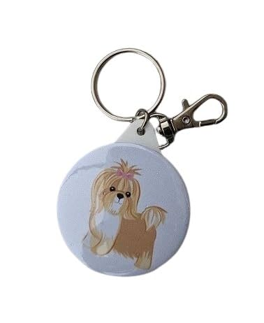Shih Tzu Keyring - ShihTzu Dog Gifts