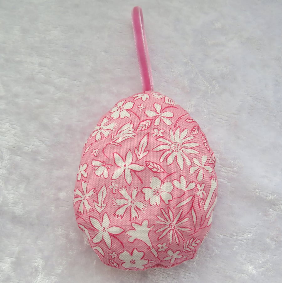 Easter decoration, Easter egg, made from Liberty cotton