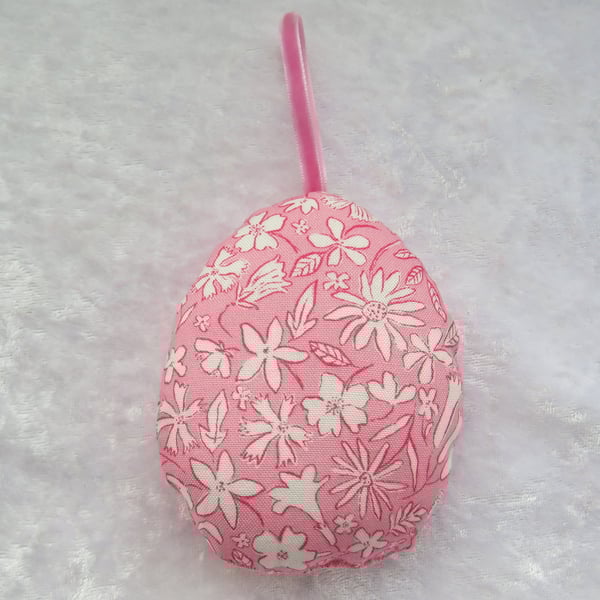 Easter decoration, Easter egg, made from Liberty cotton