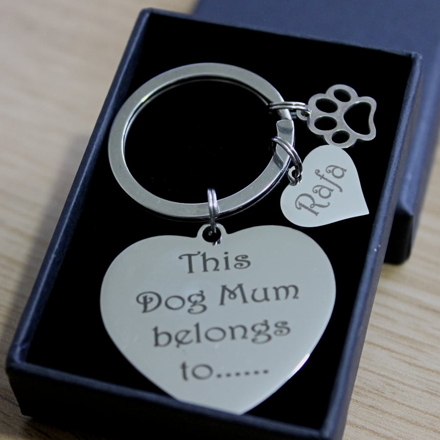 This Dog Mum Belongs To...Personalised Engraved Pet Lovers Gifts