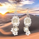 One-of-a-Kind Handmade Crochet Earrings