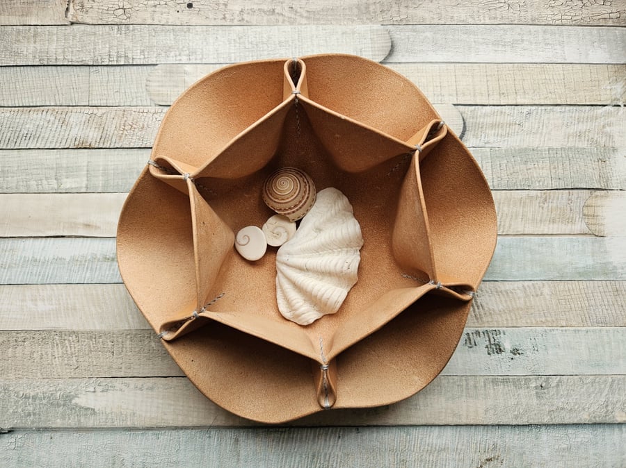 Leather Trinket Bowl