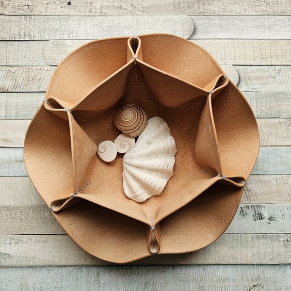 Leather Trinket Bowl