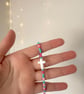 Bubblegum White Cross Beaded Bracelet